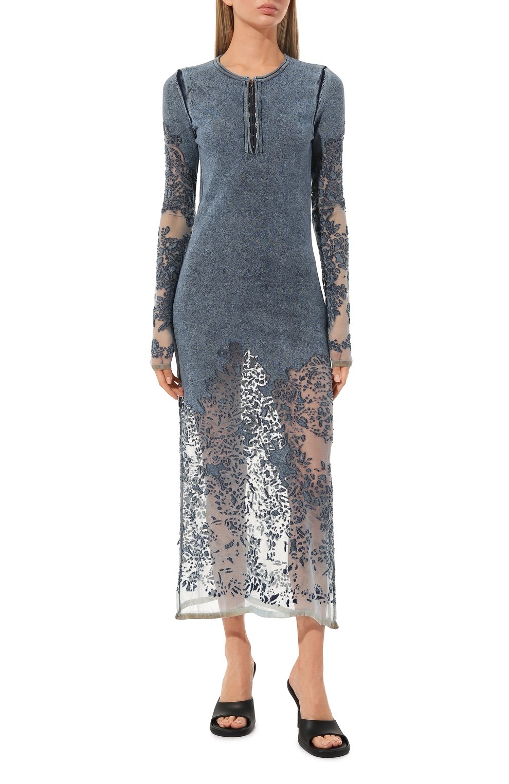 Хлопковое платье DIESEL, арт. A10337/0QWTM, фото 3