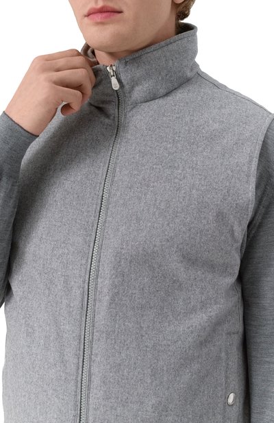 Пуховый жилет BRUNELLO CUCINELLI, арт. MM4631776, фото 5