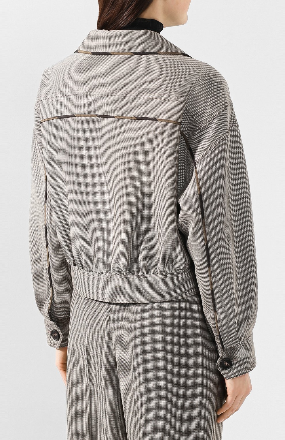 Жакет из смеси шерсти и хлопка FENDI, арт. FJ7025 A5XD, фото 4