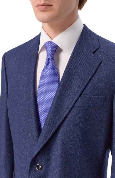 Мужской шелковый комплект из галстука и платка STEFANO RICCI, арт. DH/59100