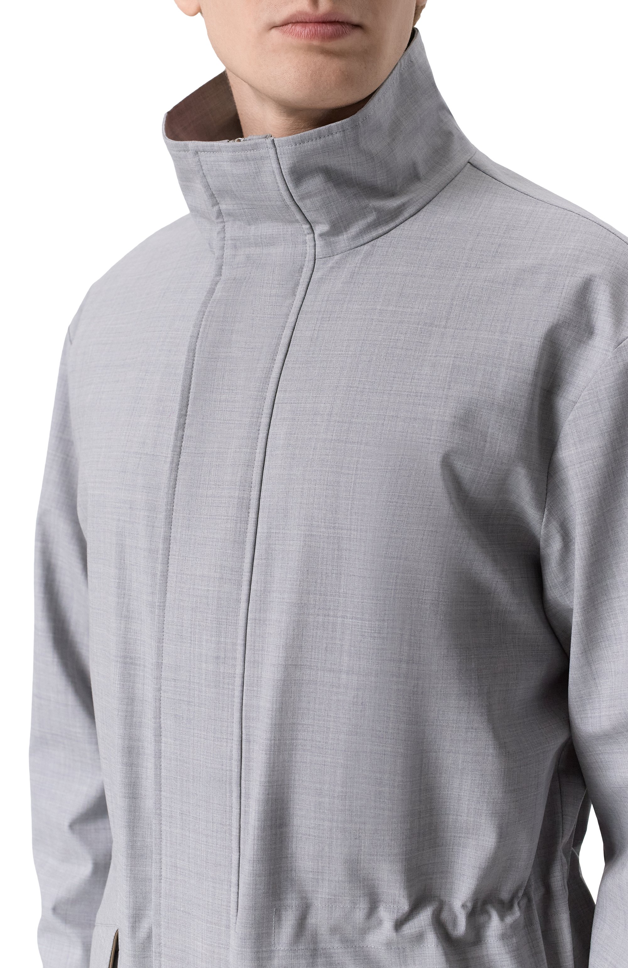 Шерстяная куртка 12 STOREEZ серого цвета по цене 47000 руб., арт. 135892, фото 5 Шерстяная куртка 12 STOREEZ, арт. 135892, фото 5