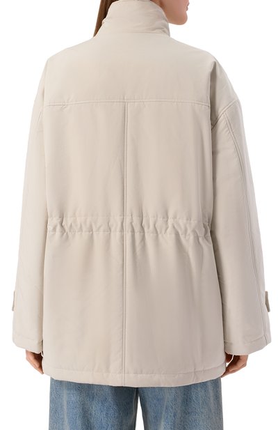 Утепленная парка 12 STOREEZ кремового цвета по цене 39000 руб., арт. 129640, фото 4 Утепленная парка 12 STOREEZ, арт. 129640, фото 4