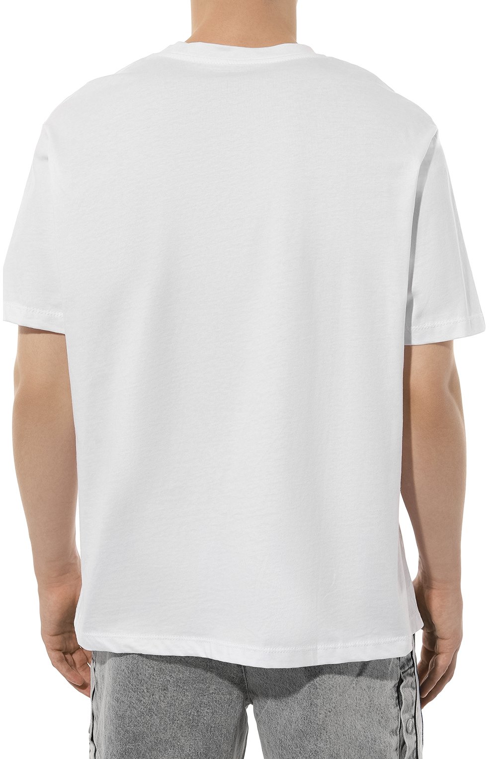 Хлопковая футболка BISIBIGLIO белого цвета по цене 11550 руб., арт. 0F BLAH, фото 4 Хлопковая футболка BISIBIGLIO, арт. 0F BLAH, фото 4