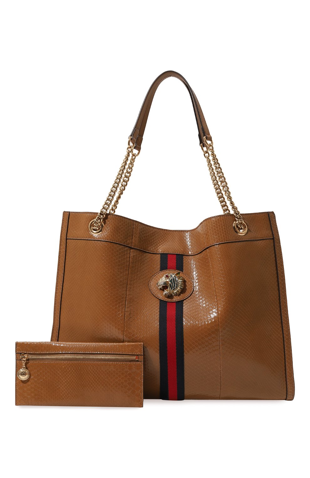 Сумка-тоут rajah large из кожи питона GUCCI, арт. 537219 LJMFX, фото 6