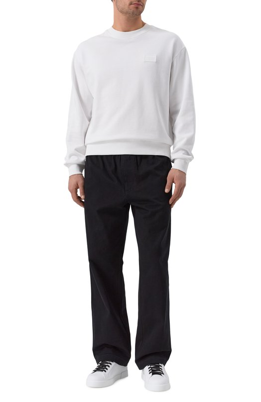 Хлопковый свитшот Dolce & Gabbana G9AHST/G7NTZ Белый  G9AHST/G7NTZ Фото 2