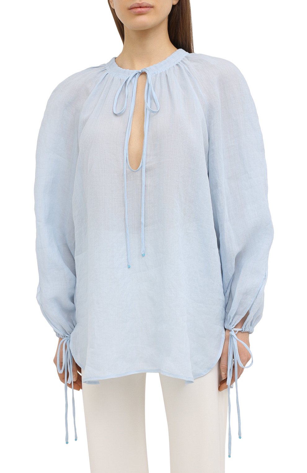Льняная блузка A MERE CO, арт. AMC-RSS21-40B, фото 3
