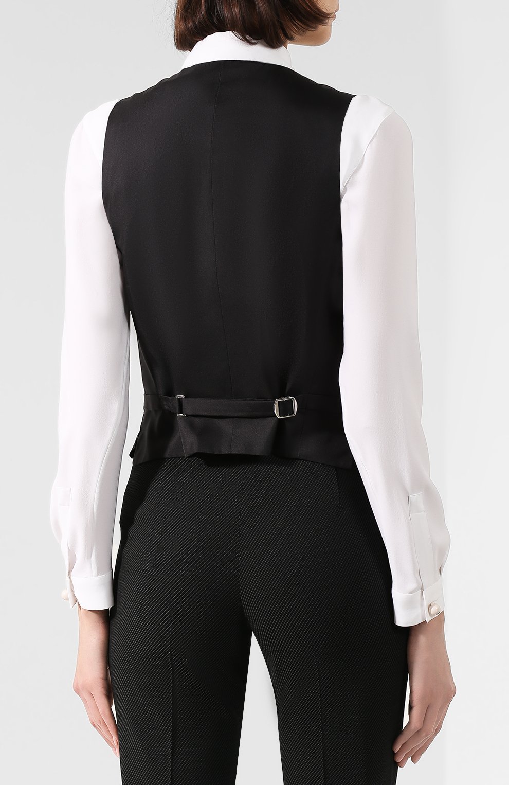 Жилет из смеси вискозы и шелка GIORGIO ARMANI, арт. 9WHGK010/T0178, фото 4