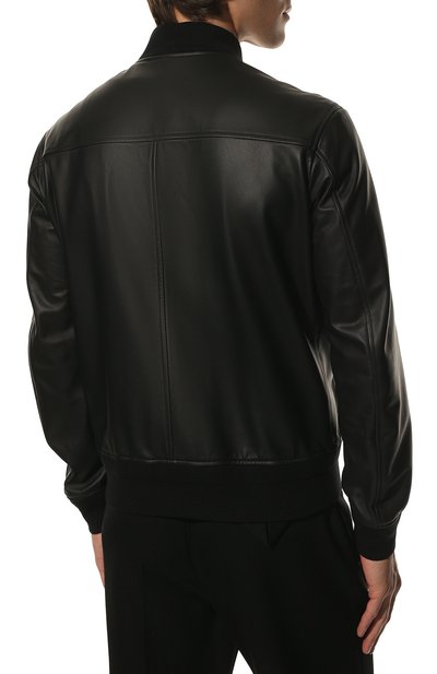 Кожаный бомбер BURBERRY, арт. 8029818, фото 4