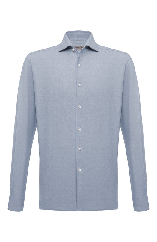 Хлопковая рубашка Corneliani 94P156-9411629 Голубой 94P156-9411629