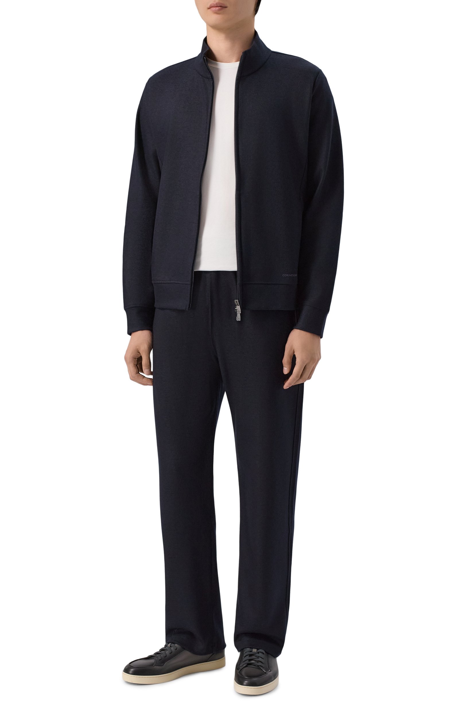 Брюки из хлопка и шерсти CORNELIANI, арт. 28G567/2A25014, фото 2