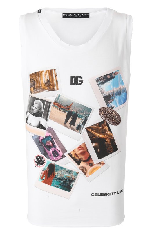 Майка Dolce & Gabbana G8SJ2T/G705L Белый G8SJ2T/G705L