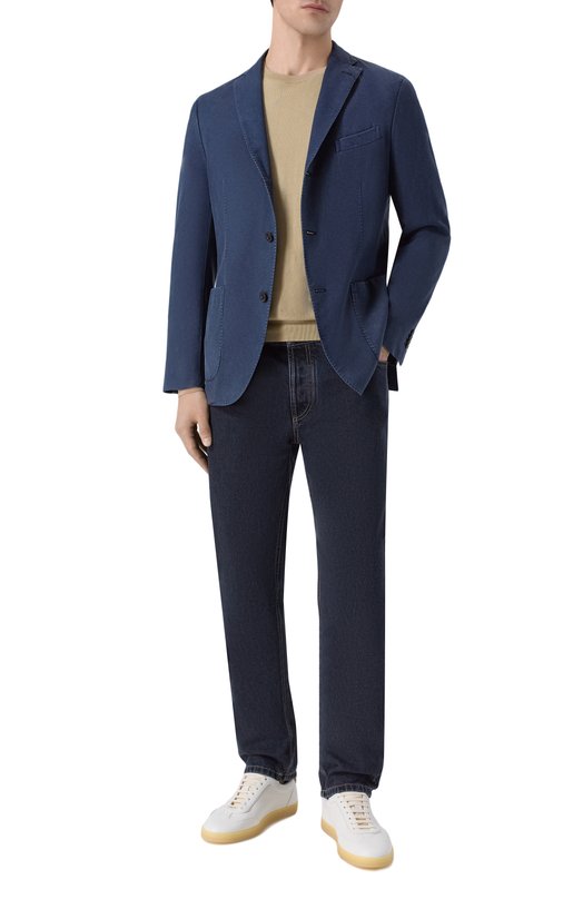 Шерстяной пиджак Boglioli N2902J/SA0430 Синий  N2902J/SA0430 Фото 2