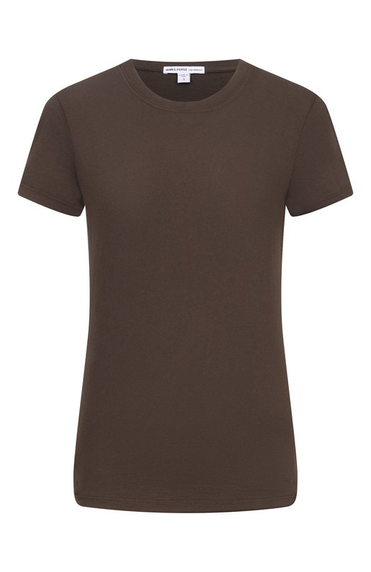 Хлопковая футболка James Perse WLJ3114 Коричневый WLJ3114