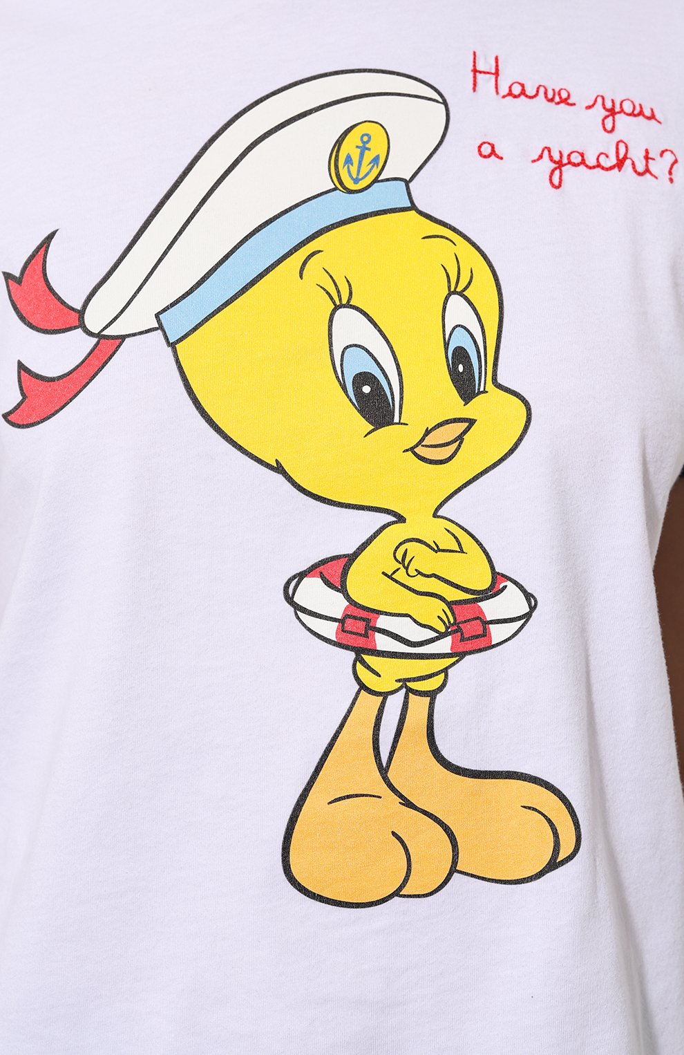 Хлопковая футболка MC2 SAINT BARTH, арт. STBW/EMILIE STRING/00116D, фото 5