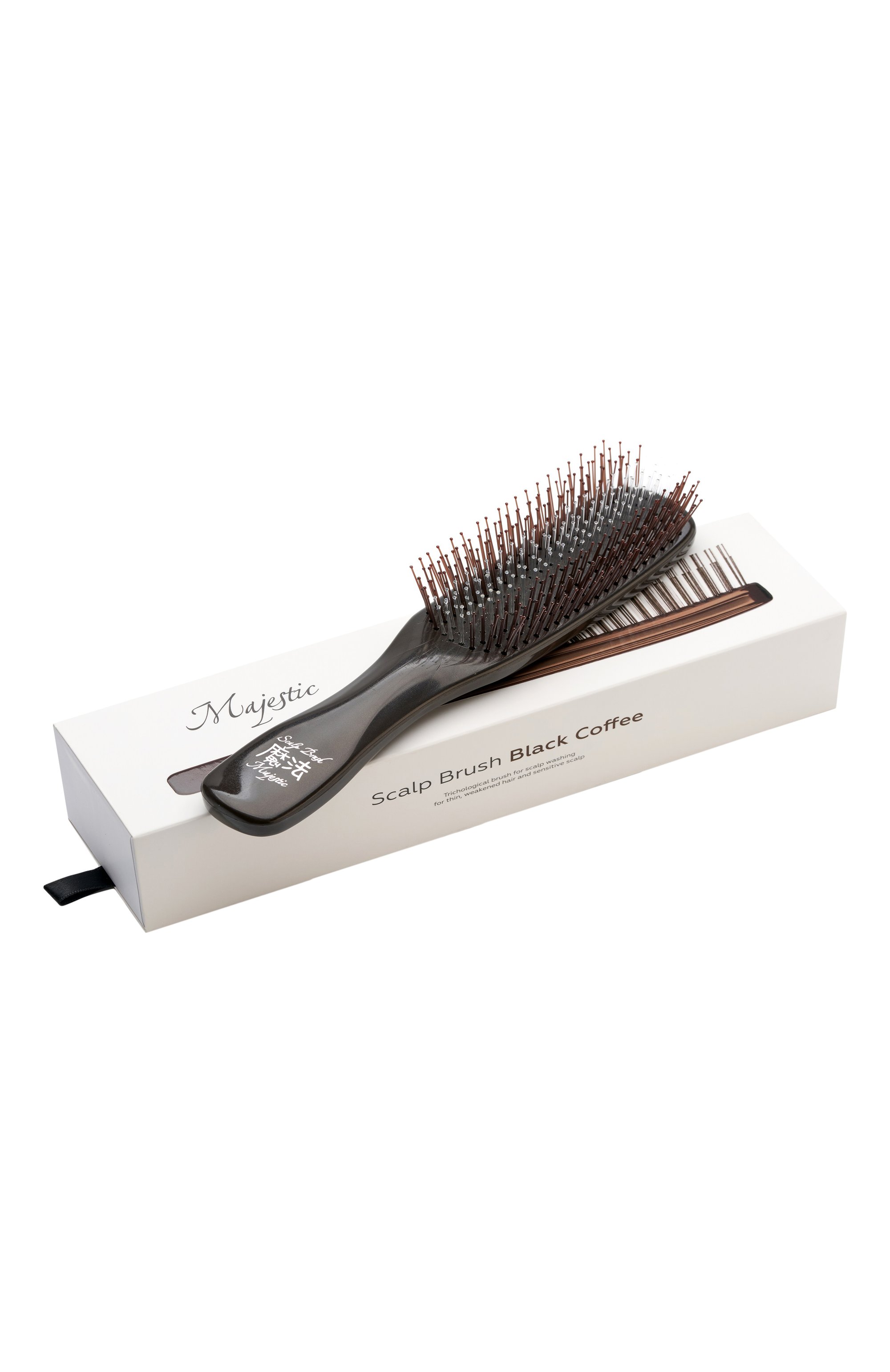 Расческа scalp brush 372 зубца, оттенок черный кофе MAJESTIC цвета по цене 21000 руб., арт. 4673748653010, фото 2 Расческа scalp brush 372 зубца, оттенок черный кофе MAJESTIC, арт. 4673748653010, фото 2