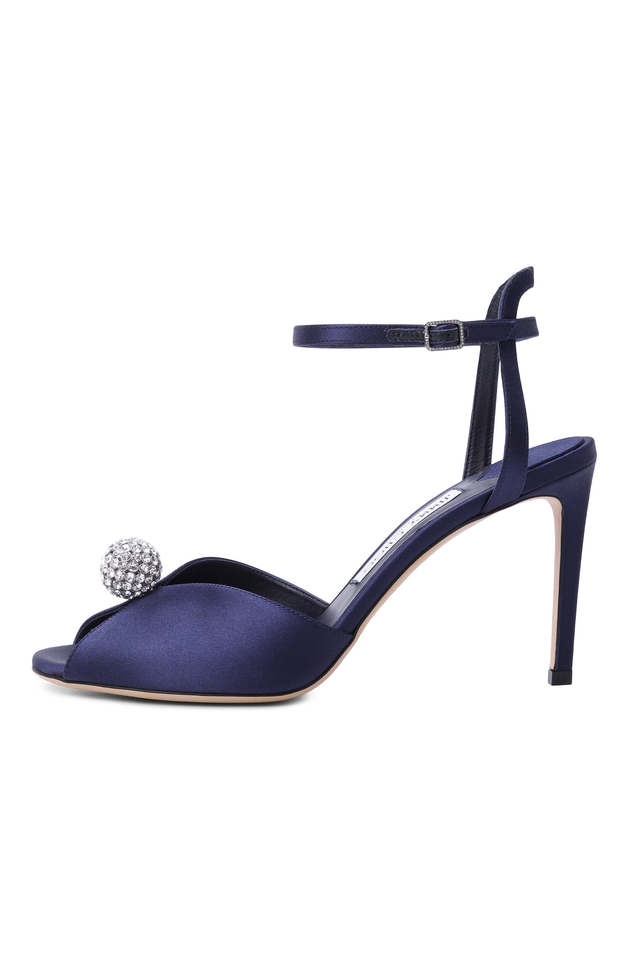 Текстильные босоножки sacora 85 JIMMY CHOO, арт. SAC0RA85WCZ, фото 4