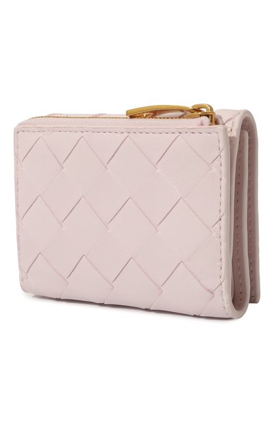Кожаное портмоне BOTTEGA VENETA розового цвета по цене 68550 руб., арт. 690568/VCPP3, фото 2 Кожаное портмоне BOTTEGA VENETA, арт. 690568/VCPP3, фото 2