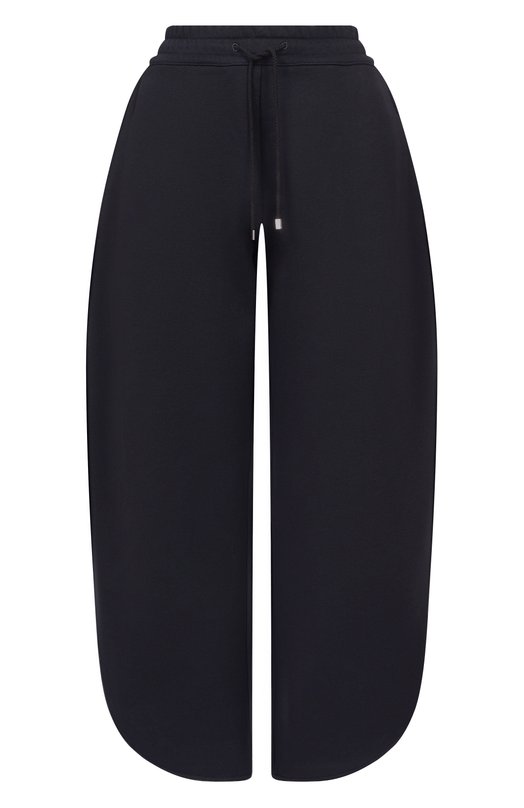 Хлопковые брюки Alaia AA9P1299J094C Чёрный AA9P1299J094C