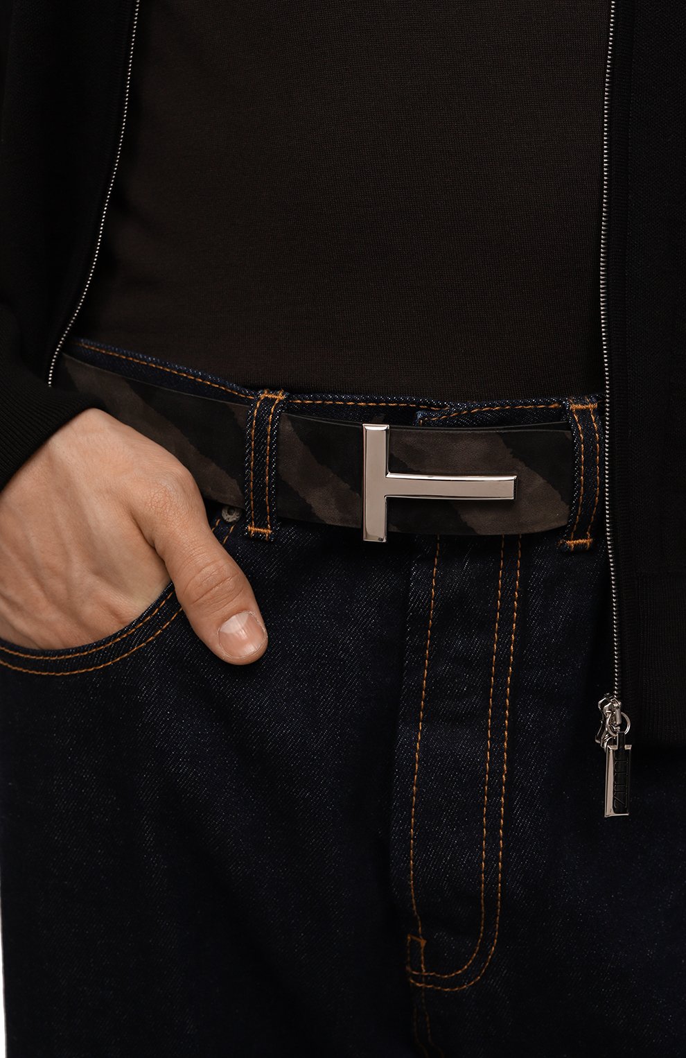 Замшевый ремень TOM FORD, арт. TB178P/CL078, фото 2