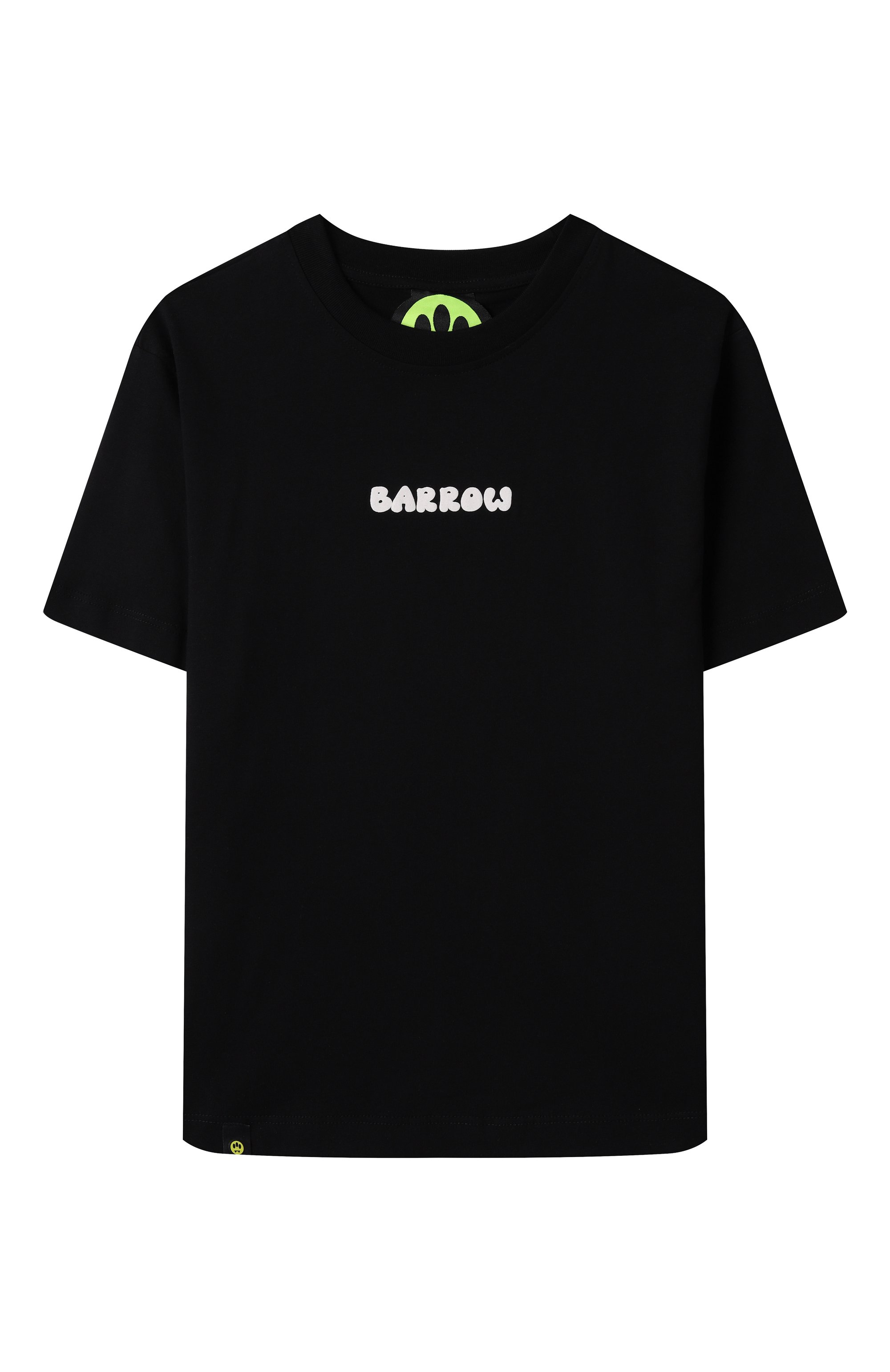 Хлопковая футболка BARROW черного цвета по цене 7800 руб., арт. S5BKJUTH029, фото 1 Хлопковая футболка BARROW, арт. S5BKJUTH029, фото 1