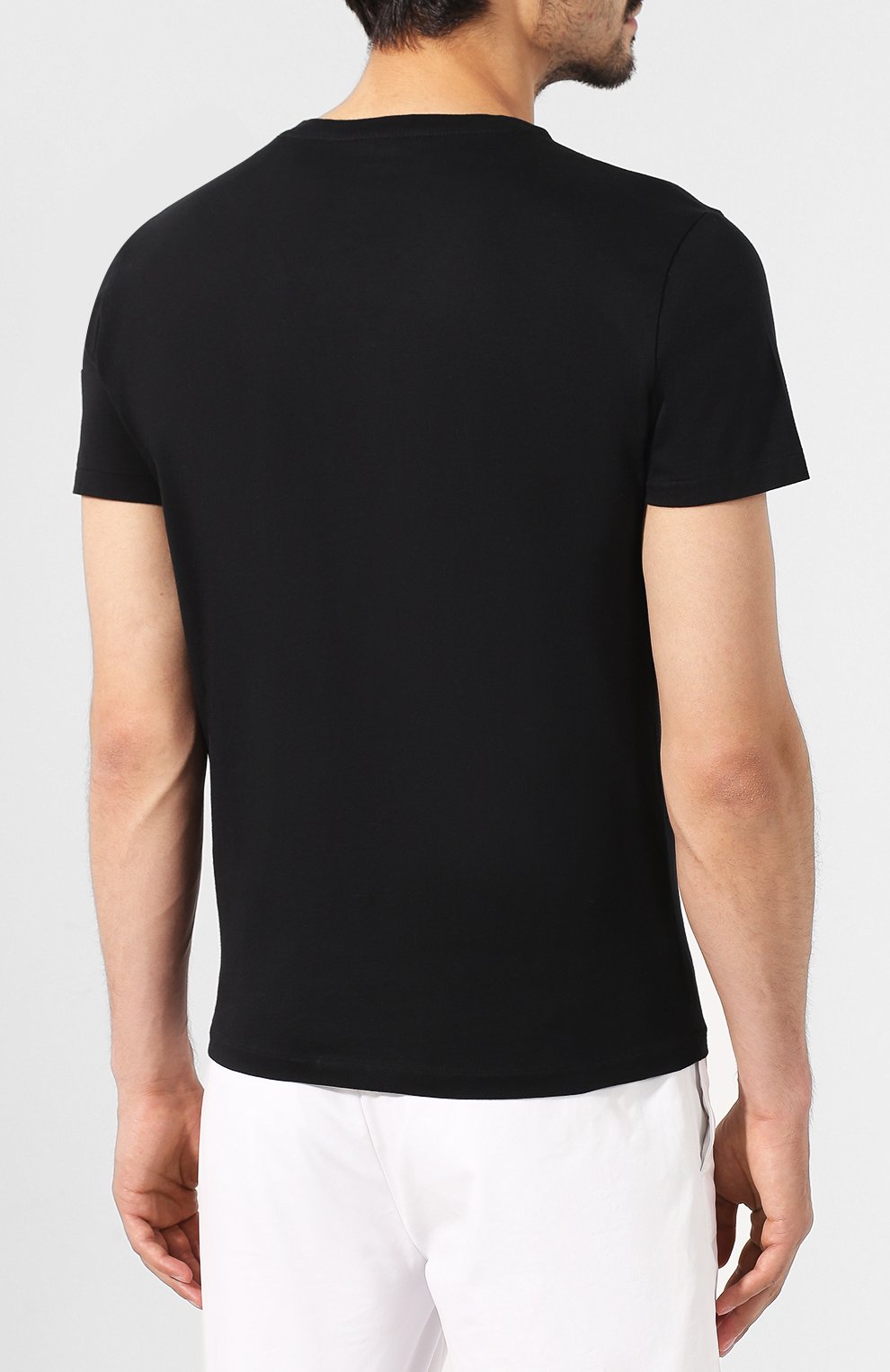 Хлопковая футболка  POLO RALPH LAUREN, арт. 710671453, фото 4