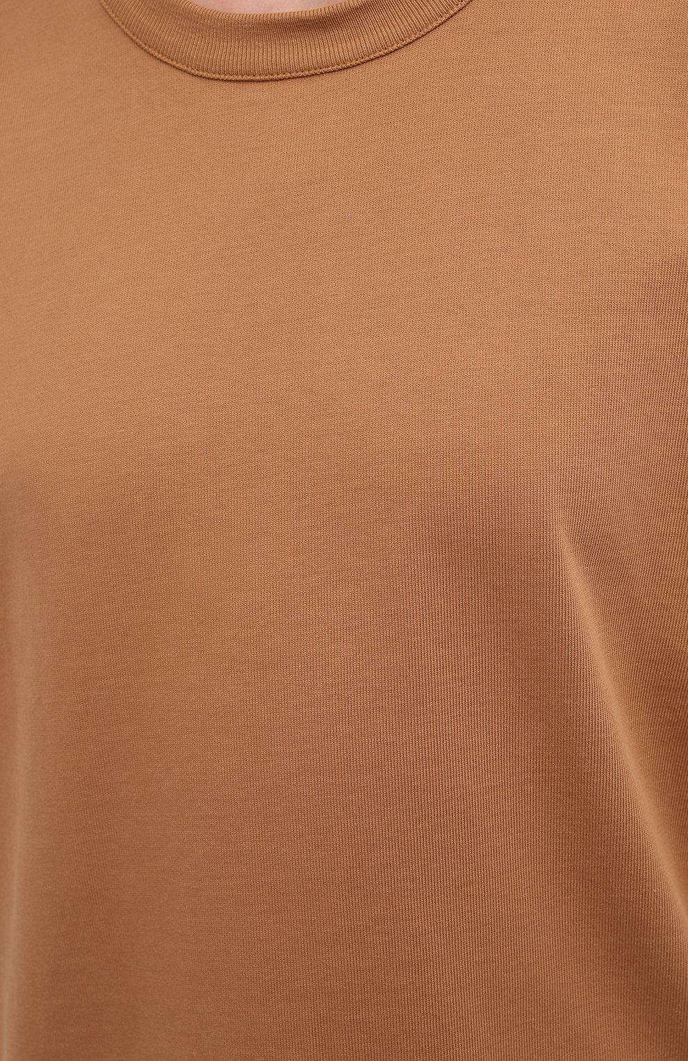 Хлопковая футболка HERON PRESTON FOR CALVIN KLEIN коричневого цвета по цене 12100 руб., арт. K10K108252, фото 5 Хлопковая футболка HERON PRESTON FOR CALVIN KLEIN, арт. K10K108252, фото 5