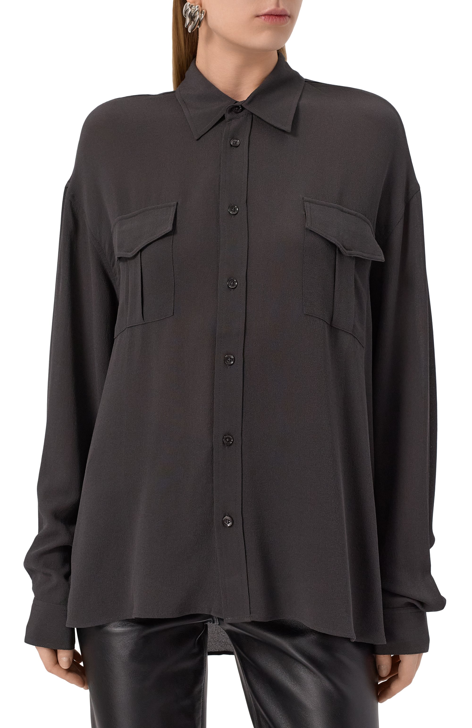 Шелковая рубашка JACOB LEE, арт. WSS022SS25B0, фото 3