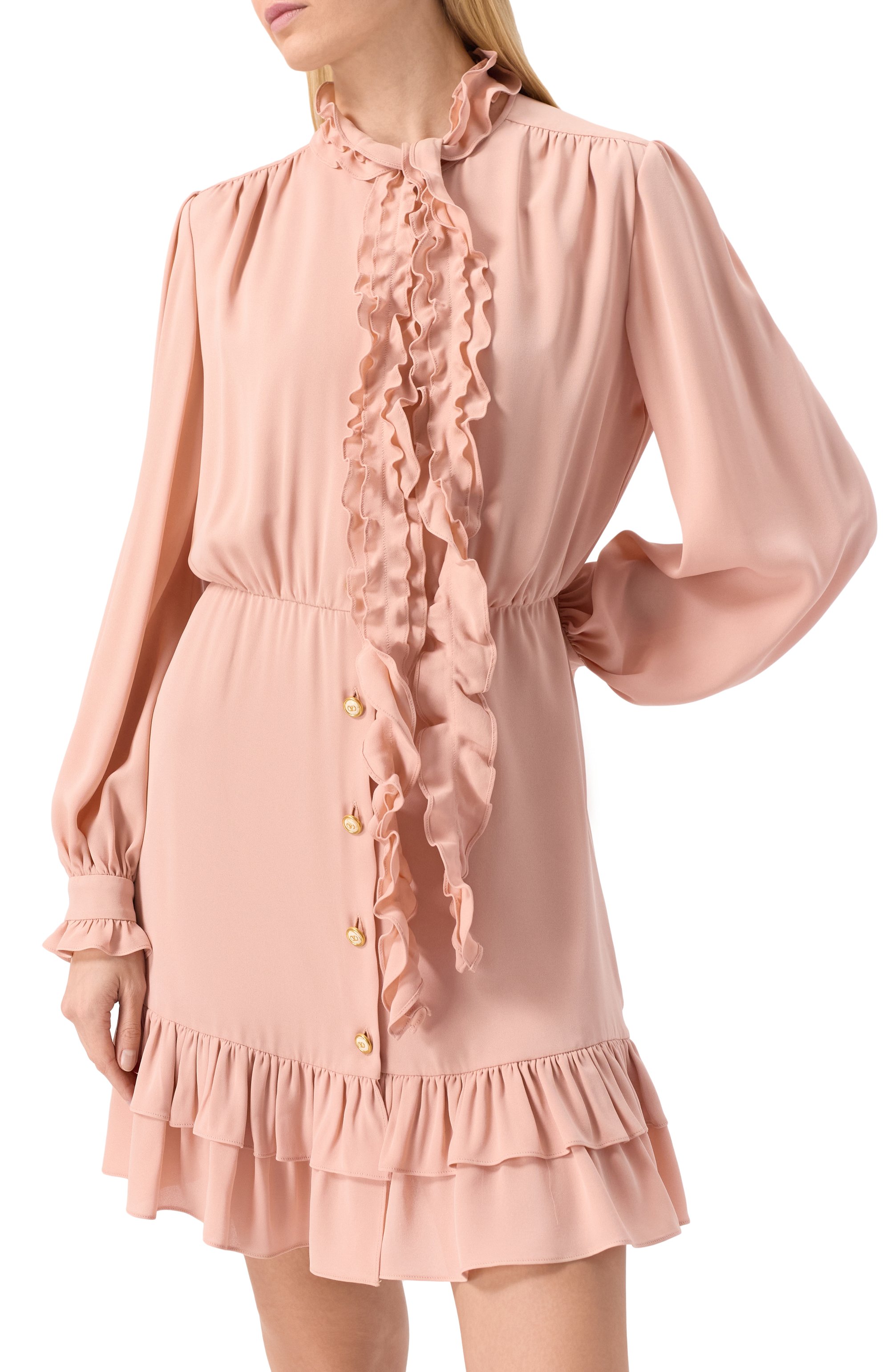 Шелковое платье VALENTINO, арт. 6B3VAF031MH, фото 3