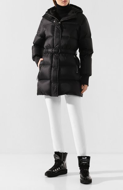 Пуховик с поясом KENZO, арт. F9620U046565, фото 2