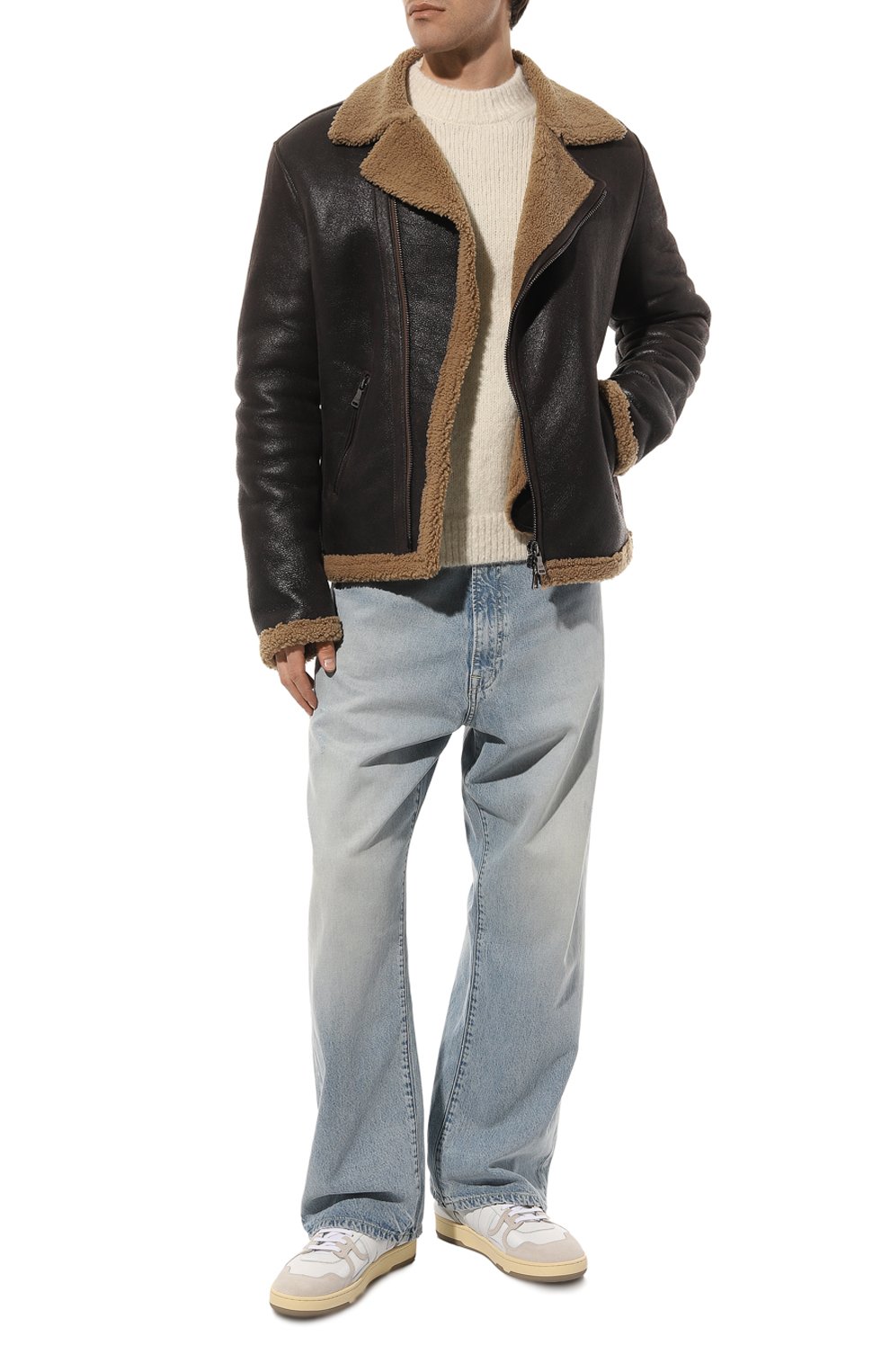 Комбинированные кеды clay LANVIN, арт. FM-SKDK00-NASH, фото 2