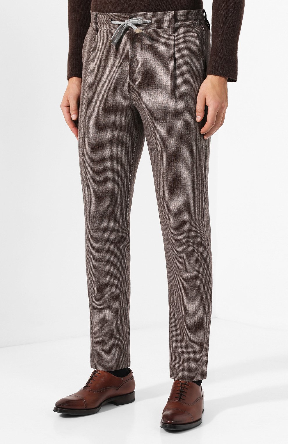 Брюки из смеси шерсти и кашемира ELEVENTY PLATINUM, арт. 979PA0341 JAC28011, фото 3