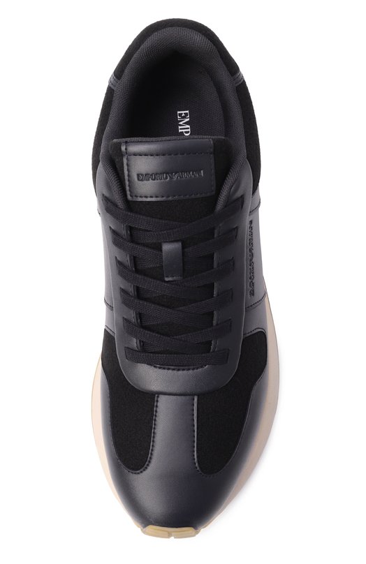 Кожаные кроссовки Emporio Armani EM002851/AF18013 Синий  EM002851/AF18013 Фото 6