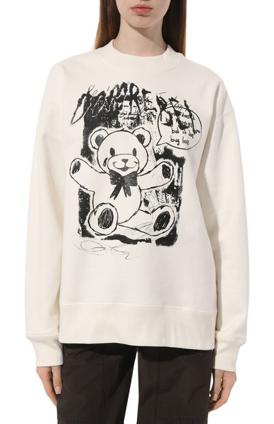 Хлопковый свитшот DOMREBEL кремового цвета по цене 31150 руб., арт. LULLABY/SWEATSHIRT, фото 3 Хлопковый свитшот DOMREBEL, арт. LULLABY/SWEATSHIRT, фото 3