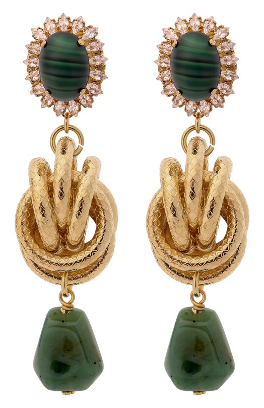 Серьги Anton Heunis ETK3.41 Зелёный ETK3.41