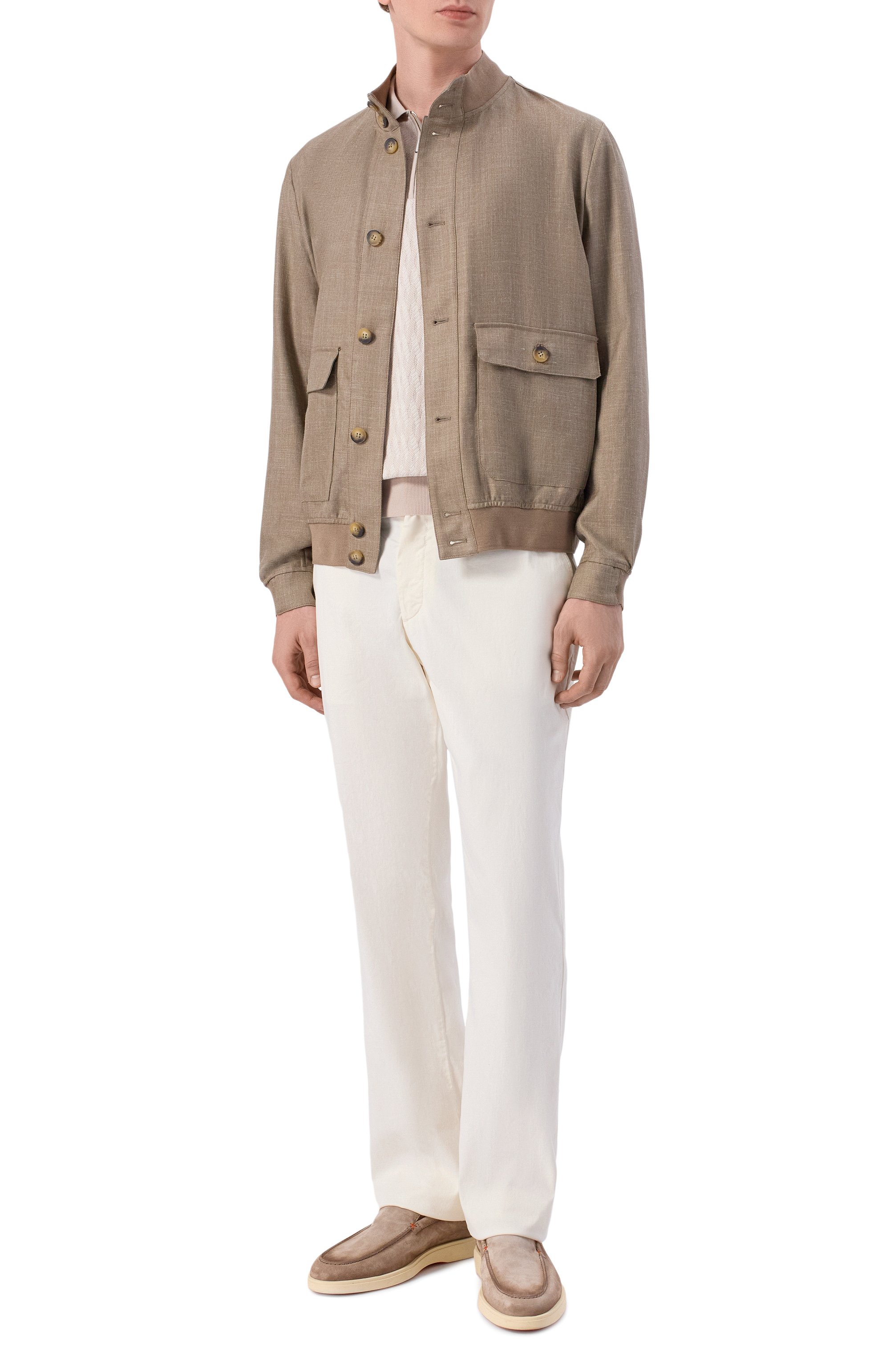 Бомбер из шерсти и шелка ANDREA CAMPAGNA, арт. 832248/AC/0025003, фото 2