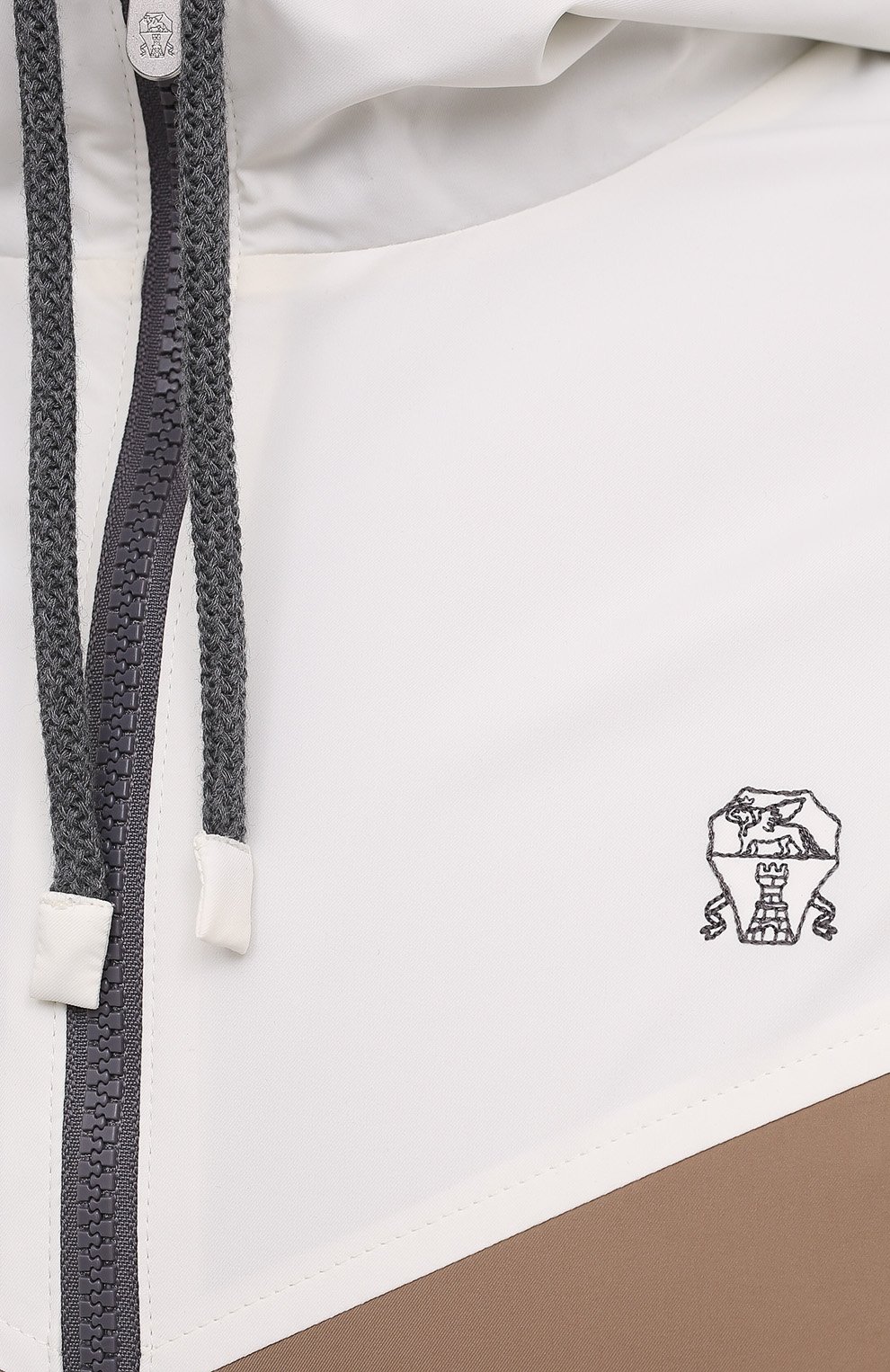 Двусторонний бомбер BRUNELLO CUCINELLI бежевого цвета по цене 326500 руб., арт. MM45A7389G, фото 5 Двусторонний бомбер BRUNELLO CUCINELLI, арт. MM45A7389G, фото 5