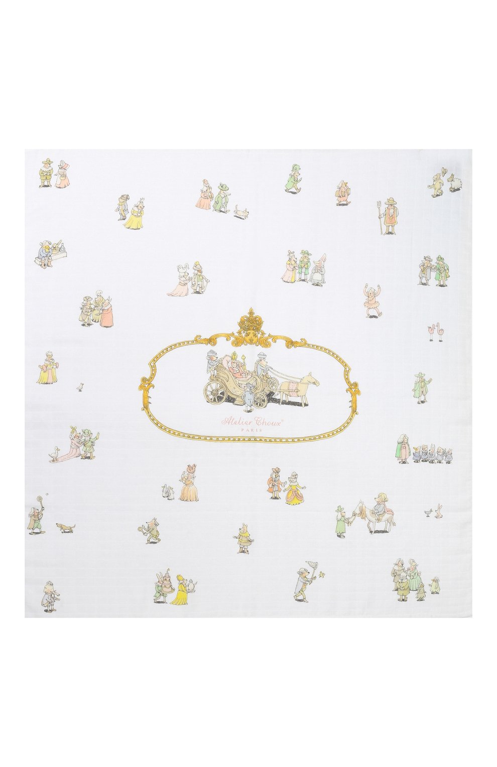 Хлопковая пеленка ATELIER CHOUX, арт. CARRE R0YALS, фото 2