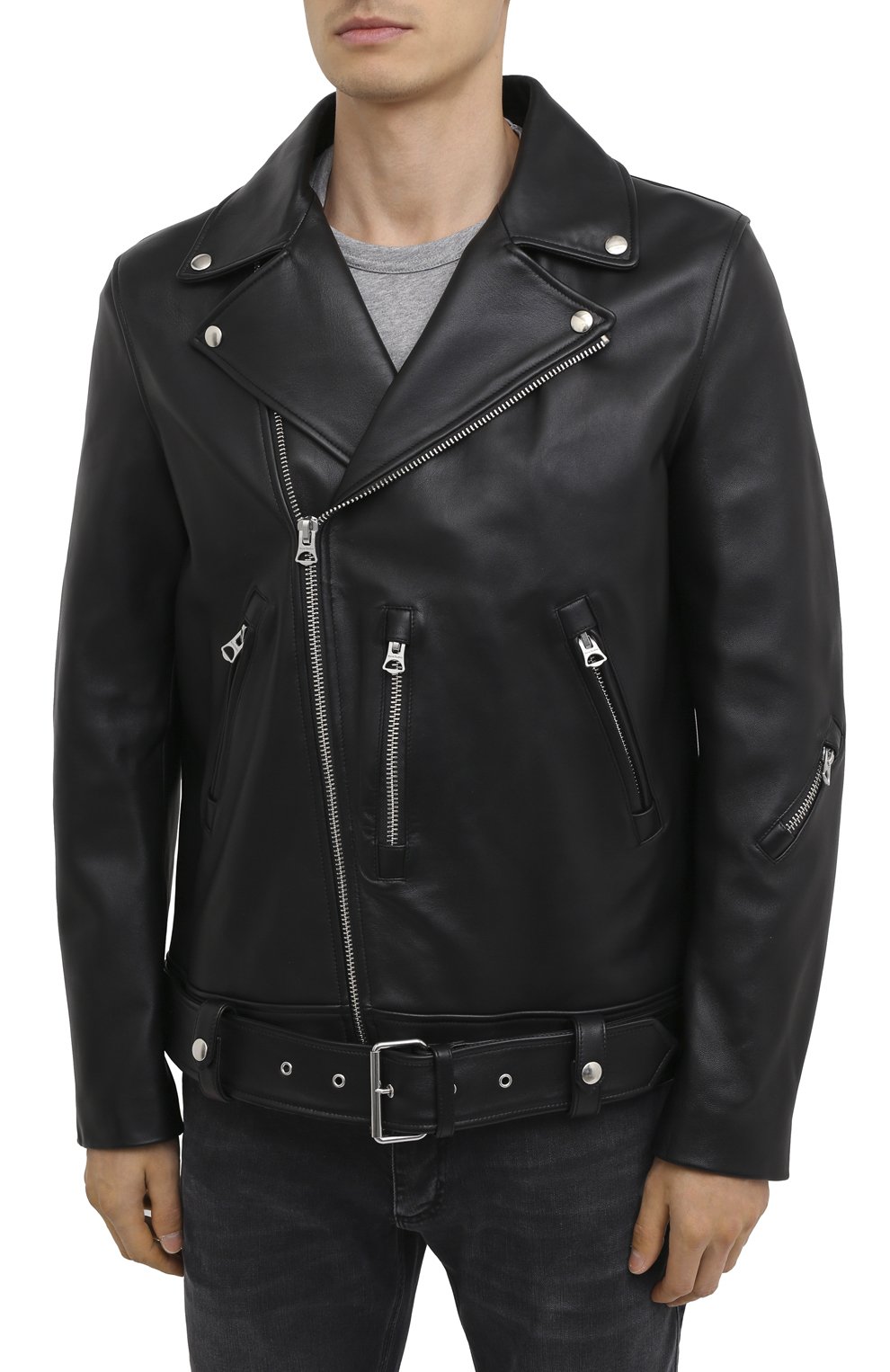 Кожаная куртка ACNE STUDIOS, арт. B70075, фото 4