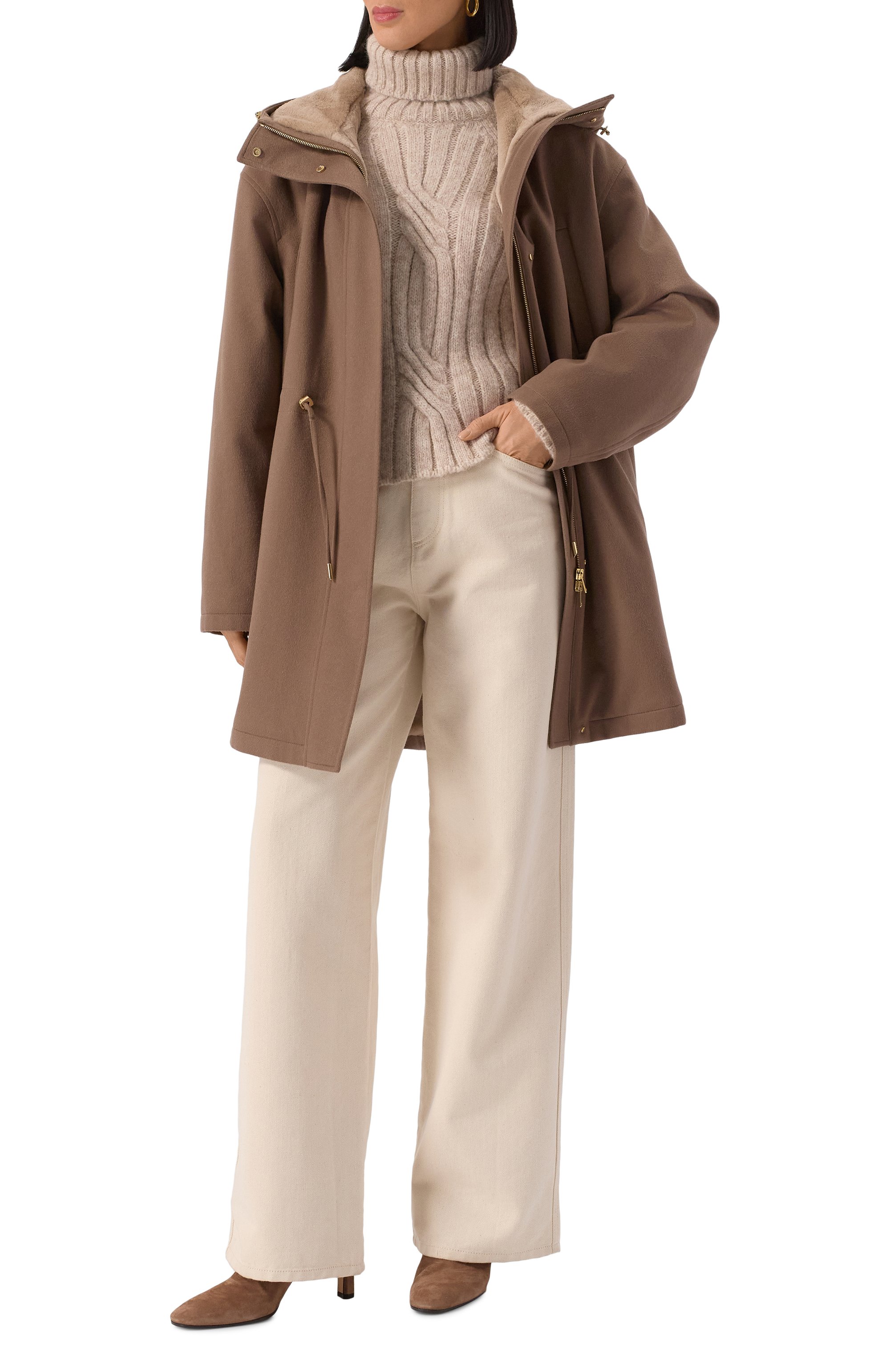 Кашемировая парка с подкладкой из норки MVST, арт. FTBKB-Y461V/LC1669, фото 2