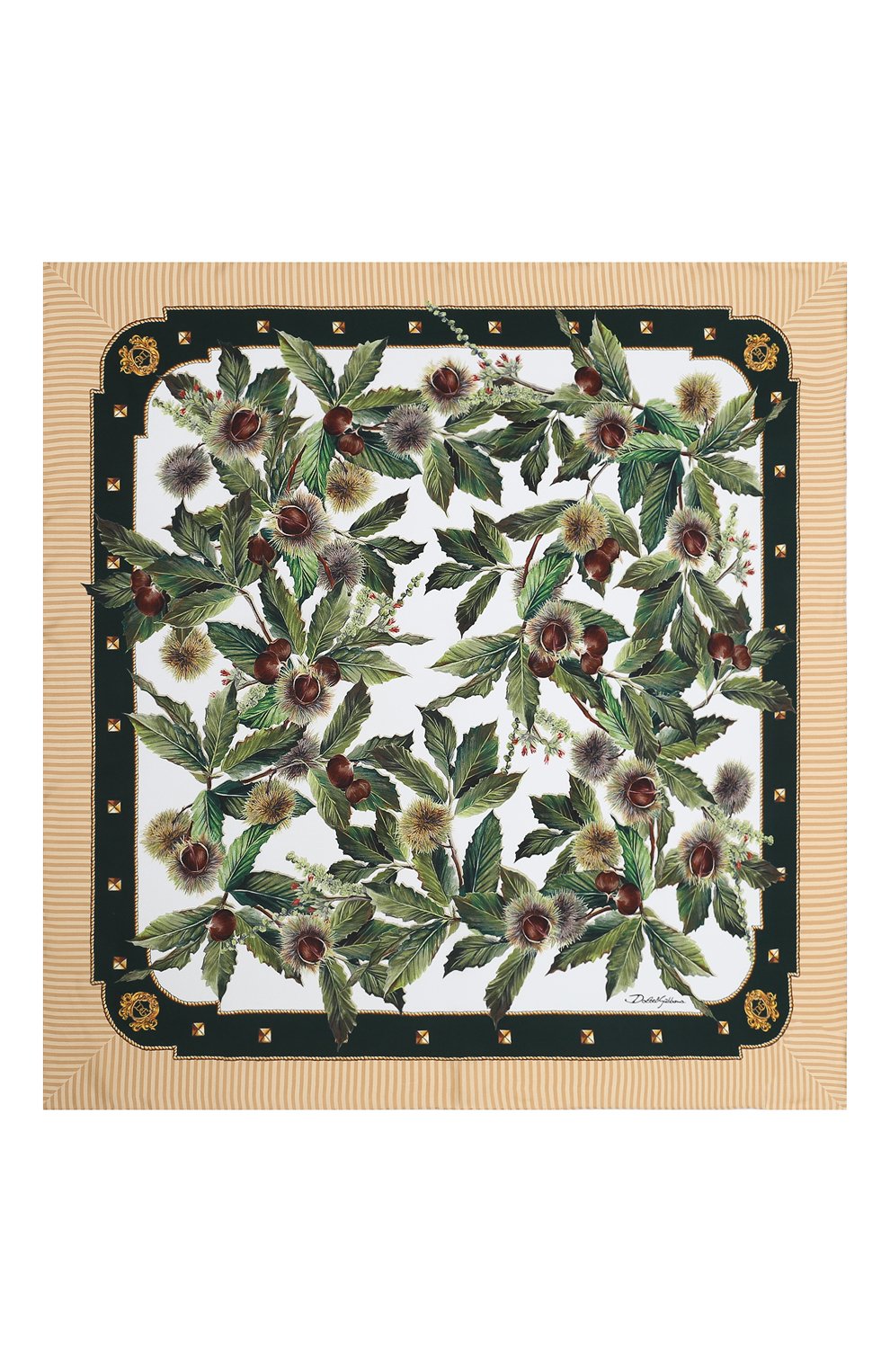 Шелковый платок DOLCE & GABBANA, арт. FN090R/GDW03, фото 3