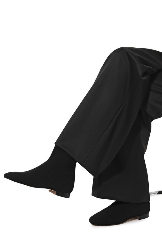 Текстильные полусапоги Kiton DSSB00TN00895 Чёрный  DSSB00TN00895 Фото 3