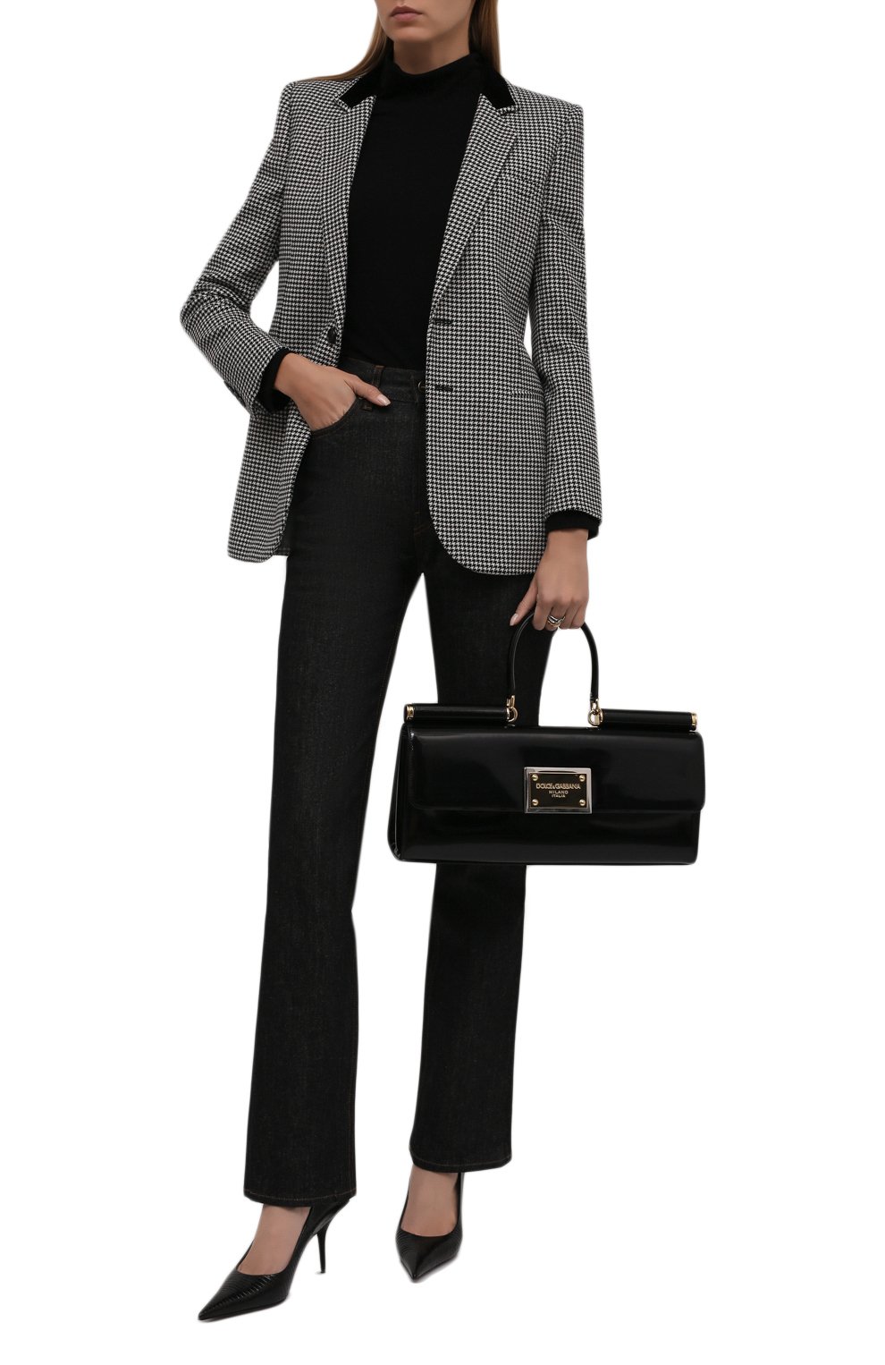 Сумка sicily DOLCE & GABBANA черного цвета по цене 329500 руб., арт. BB7007/A1037, фото 3 Сумка sicily DOLCE & GABBANA, арт. BB7007/A1037, фото 3