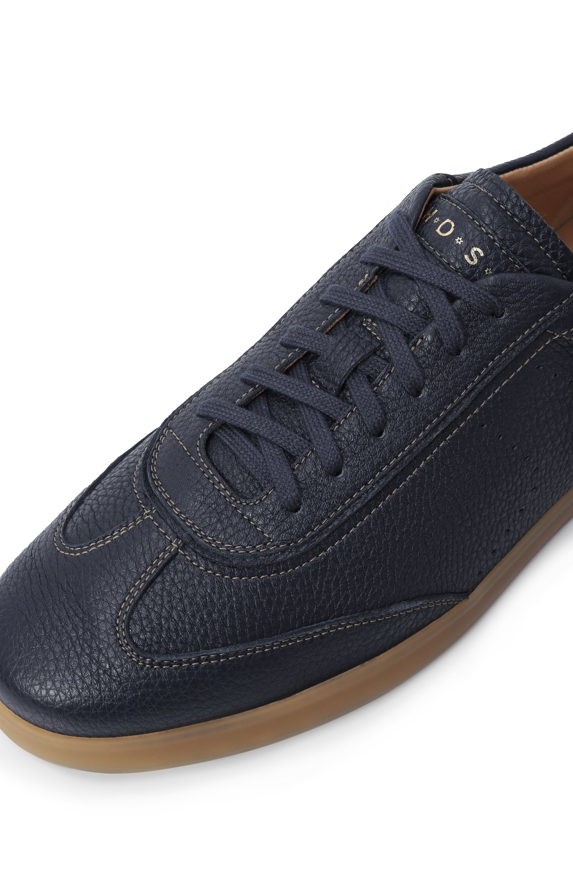 Кожаные кеды H`D`S`N BARACCO темно-синего цвета по цене 52700 руб., арт. CASPER.C.3*, фото 7 Кожаные кеды H`D`S`N BARACCO, арт. CASPER.C.3*, фото 7