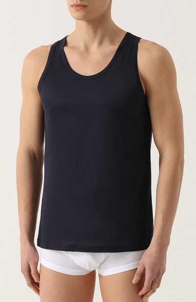 Хлопковая майка с круглым вырезом LA PERLA, арт. 0020160, фото 3