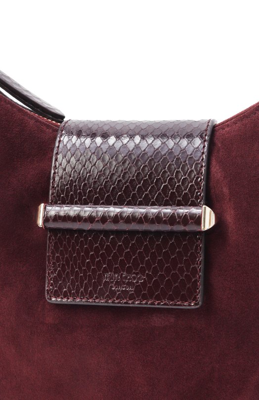 Сумка Bar small Jimmy Choo BARH0B0S0GZ Бордовый  BARH0B0S0GZ Фото 3
