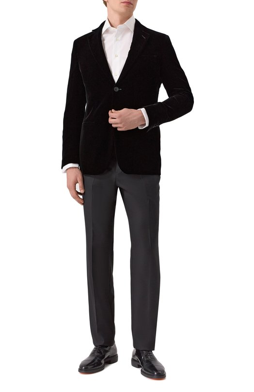 Вельветовый пиджак Giorgio Armani 9CGGG0AW/T0025 Чёрный  9CGGG0AW/T0025 Фото 2
