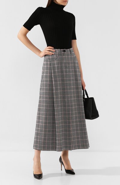 Юбка из смеси хлопка и шерсти GIORGIO ARMANI, арт. 6GAN54/AJXDZ, фото 2