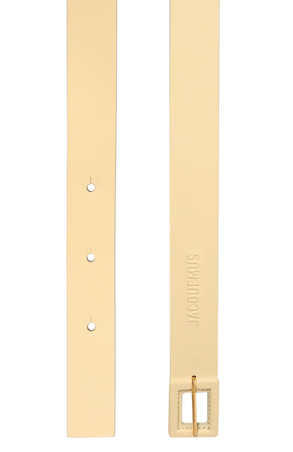 Кожаный ремень JACQUEMUS, арт. 22H223AC315/3060IVORY, фото 3