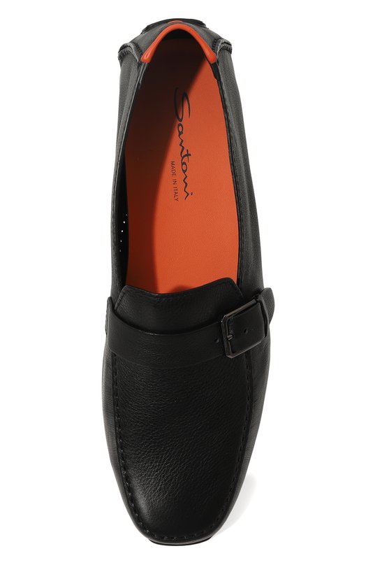 фото Кожаные мокасины santoni