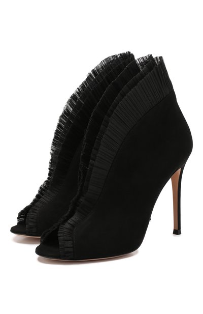 Замшевые ботильоны vamp GIANVITO ROSSI, арт. G50694.15RIC.C0GNENE, фото 1